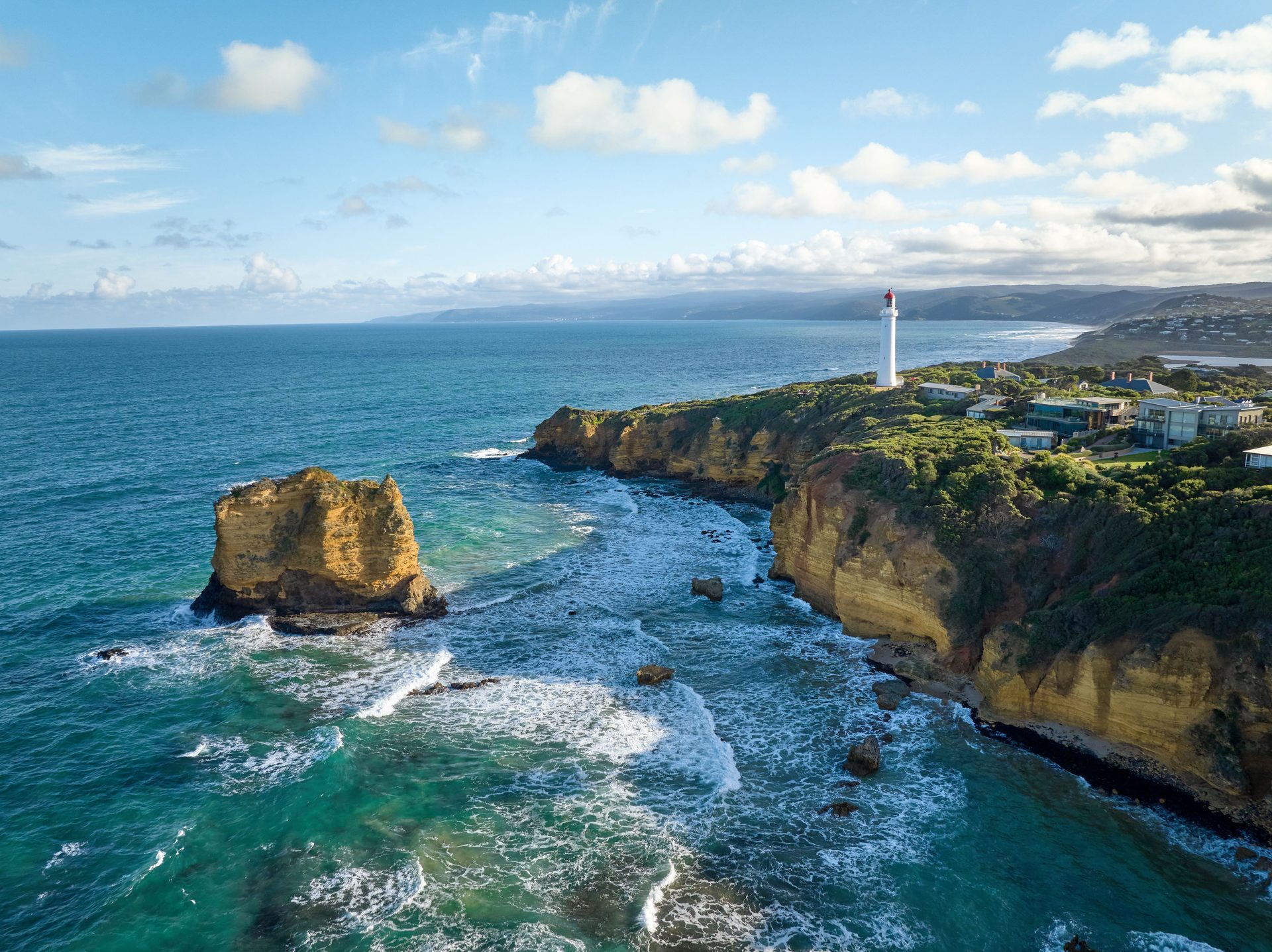 Split Point Lighthouse on the Surf Coast near Aireys Inlet