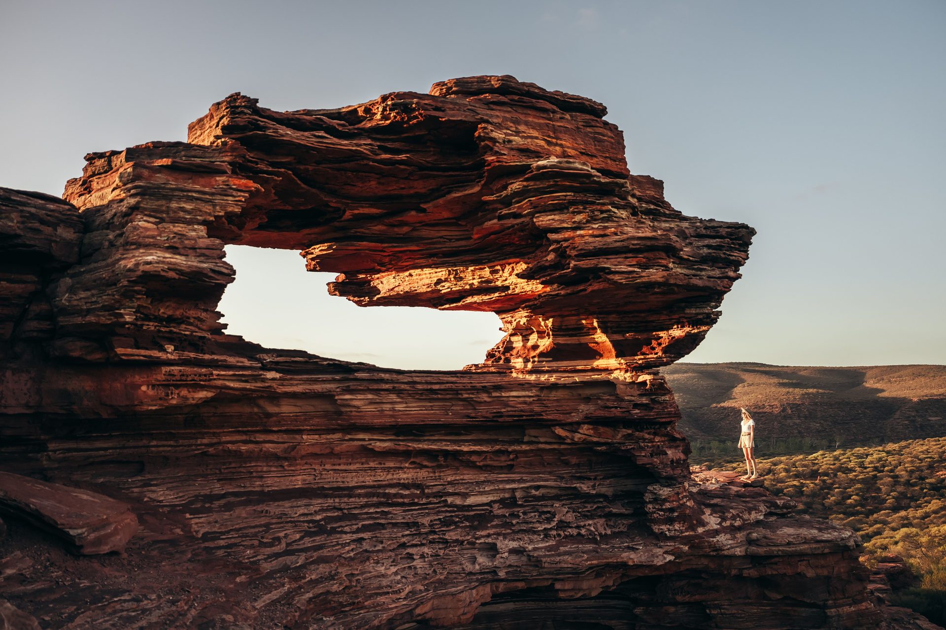 Gorge and plateau country in Kalbarri National Park