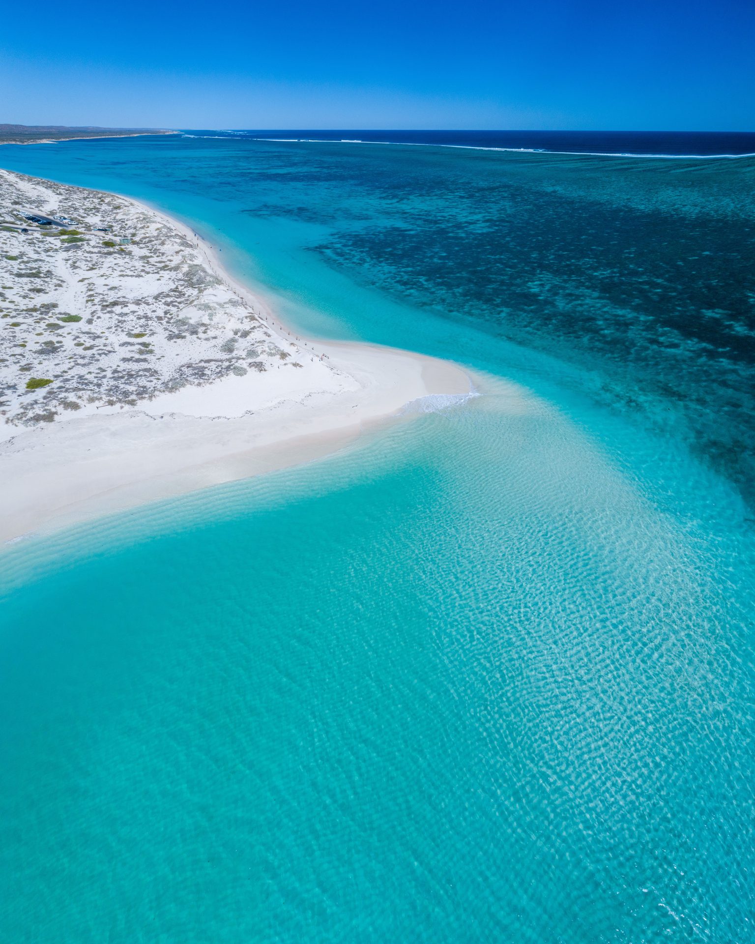 Turquoise Bay shoreline on the Ningaloo coast